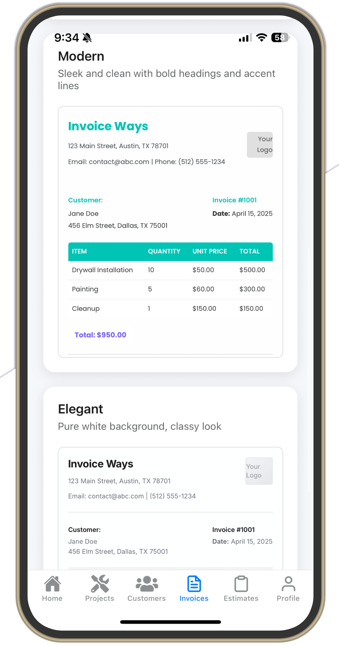 Styled Document